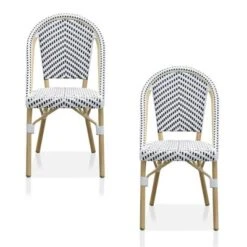 5pc Arna Patio Set With 32" Round Dining Table - MiBasics