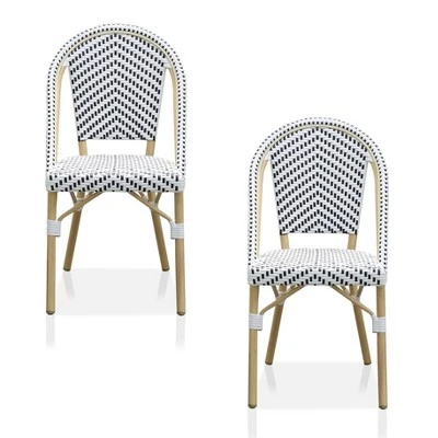 3pc Arna Patio Set With 40" Round Dining Table - MiBasics 3 3pc Arna Patio Set With 40" Round Dining Table - MiBasics