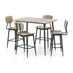 5pc Markfil Rectangle Counter Height Dining Table Set - MiBasics -Home Living Store GUEST 0230193c e74f 48b6 9c4a 97af63a06032