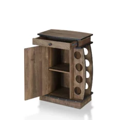 Bundti Mini Bar With 8 Slot Wine Bottle Rack Reclaimed Oak - MiBasics -Home Living Store GUEST 033ee218 82f4 4c77 9cb4 dcbb946d4cf9