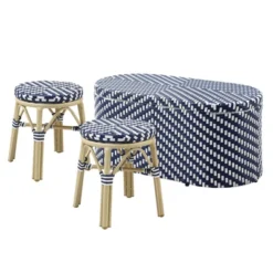 3pc Willa Aluminum & Wicker Patio Conversation Set - MiBasics -Home Living Store GUEST 03a614cb 2af4 4783 aa71 3adb876cac7b