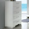 Mack 5 Drawer Chest Glossy White - MiBasics -Home Living Store GUEST 0521781e 070f 4ad3 b574 7f4eb75ec6ea