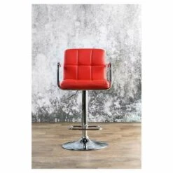 Ethan Adjustable Swivel Barstool With Arms - Furniture Of America