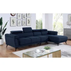 Fleet Large Sectional With Adjustable Headrest - MiBasics