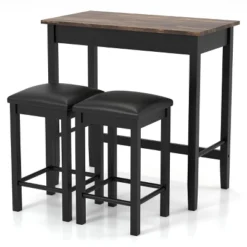 3pc Caton Counter Height Dining Set Black - MiBasics -Home Living Store GUEST 0d524df4 50cc 4ee5 a5e0 9d3e652984f1