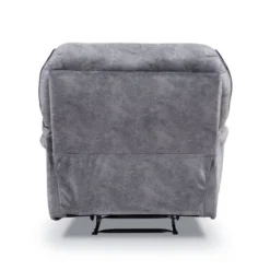 MiBasics Breezenight Transitional Padded Manual Glider Reclining Chair Gray: Microsuede Upholstery, Foam Fill, Wood Frame 24 MiBasics Breezenight Transitional Padded Manual Glider Reclining Chair Gray: Microsuede Upholstery, Foam Fill, Wood Frame -Home Living Store GUEST 0e300a8b 9a57 4987 956b a01d9c540533