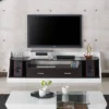 Henry Storage TV Stand For TVs Up To 78" White/Espresso - MiBasics 1 Henry Storage TV Stand For TVs Up To 78" White/Espresso - MiBasics -Home Living Store GUEST 0ed513a7 77b1 415d 9ae6 0fdb29e2d00e