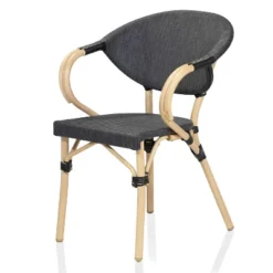 Ansa 2pk Outdoor Wicker Arm Chairs - Dark Gray - MiBasics 8 Ansa 2pk Outdoor Wicker Arm Chairs - Dark Gray - MiBasics -Home Living Store GUEST 10b50a35 ec3c 475a 9b3c 1617c6c8c5f6