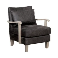 Forrester Wood Arm Accent Chair - MiBasics -Home Living Store GUEST 1723f7fc af55 4d5f b58a 12aa5d41924d