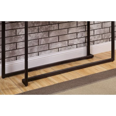 Syrex Rectangle Sofa Table White/Gun Metal - MiBasics 5 Syrex Rectangle Sofa Table White/Gun Metal - MiBasics - Image 3