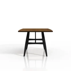 71" Bernst Mid-Century Modern Rectangle Dining Table Antique Oak/Black - MiBasics -Home Living Store GUEST 19d8ecc5 2b74 46b7 90c5 6bc528028485