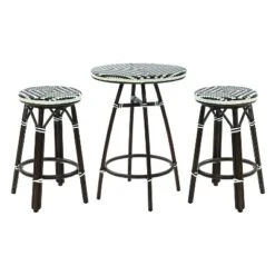 3pc Cuddy Aluminum Counter Height Patio Bistro Set - MiBasics -Home Living Store GUEST 19fba4db 4487 473b a363 684886893790