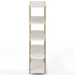 72" Favian 5 Shelf Display Bookcase Champagne - MiBasics -Home Living Store GUEST 1a32f758 d18b 4eae 9465 ff7f735435c8