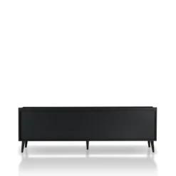 Dominique TV Stand For TVs Up To 78" Black/White Oak - MiBasics -Home Living Store GUEST 1b2393a6 3988 4eac 8f02 63c9c70ee334