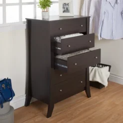 Weston 5 Drawer Chest Roasted Espresso - MiBasics -Home Living Store GUEST 1f085e94 d5c9 41ef 99e4 20bb8fc54c63