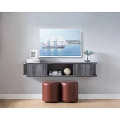 Edwige Floating Console TV Stand For TVs Up To 60" Distressed Gray - MiBasics 17 Edwige Floating Console TV Stand For TVs Up To 60" Distressed Gray - MiBasics -Home Living Store GUEST 201ba714 1788 4af5 8bb7 9fb6bdfbb6de