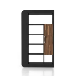 70.87" Triaga Multi Shelf Bookcase Black - MiBasics -Home Living Store GUEST 24b0e010 734d 42b0 851f 10c3179ca7f1