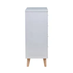 Retreat Mid-Century 4 Drawer Chest White - MiBasics -Home Living Store GUEST 2666c619 213c 4f2d b652 ef63c7bc6255