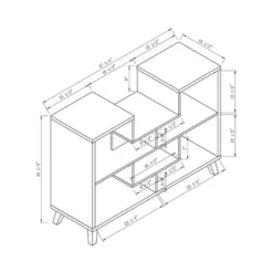 Alitano 6 Shelf Console Table White - MiBasics 9 Alitano 6 Shelf Console Table White - MiBasics -Home Living Store GUEST 29f2842c 7225 4b35 a85f 1f1e92b73253