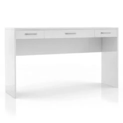 2pc Grayde 3 Drawer Vanity Table And Mirror Set With Led Trim And USB Ports - Luminous White - MiBasics -Home Living Store GUEST 36564353 77fd 42c6 b7b2 827b77ead9d8