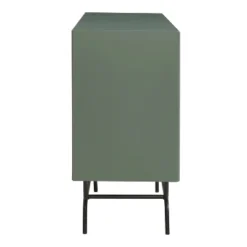 MiBasics Heath 60" Modern Buffet With Wine Cabinet Sage Green: Freestanding Storage, 4 Shelves, 3 Drawers -Home Living Store GUEST 38f37250 6445 4355 9512 4fdf560ddaa5