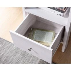 71" Graci 5 Shelf With 1 Drawer Bookcase White Oak - MiBasics -Home Living Store GUEST 39b6a7aa 812f 40fe bb2c 3b6fb7e8f139