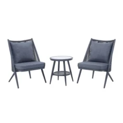 3pc Dirk Patio Chair With Side Table - MiBasics -Home Living Store GUEST 3ae90dbd 268b 41e5 8183 945fddcf9775