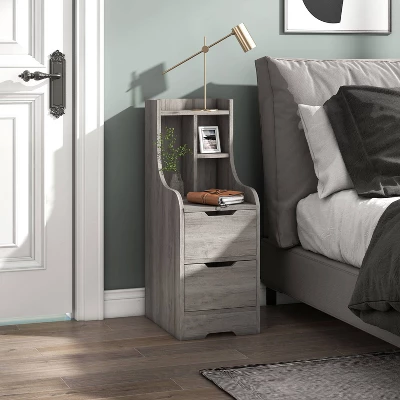 Clumsen Multi Storage Night Stand - MiBasics 3 Clumsen Multi Storage Night Stand - MiBasics