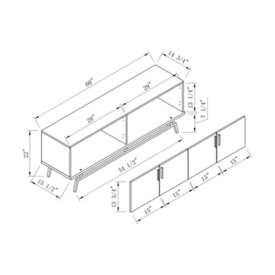 Micke Storage TV Stand For TVs Up To 65" - MiBasics 9 Micke Storage TV Stand For TVs Up To 65" - MiBasics - Image 7