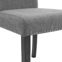 5pc Kellum Contemporary Round Dining Set White/Brushed Brown Gray/Light Gray - MiBasics -Home Living Store GUEST 41222327 eaf3 455c a174 d6ccb902f5e2