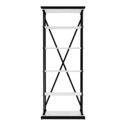 84.25"x33.88" Cadboll 5 Layer Bookcase - MiBasics -Home Living Store GUEST 45d0c2d2 4b4d 4f0b ab13 ee7247888edc
