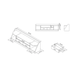 Henry Storage TV Stand For TVs Up To 78" White/Espresso - MiBasics 15 Henry Storage TV Stand For TVs Up To 78" White/Espresso - MiBasics -Home Living Store GUEST 48ae3e05 a911 45e3 abd2 ffa6f37fcd46