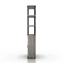 73.6" Skamania Rustic Bookcase Vintage Gray Oak - MiBasics -Home Living Store GUEST 501c80ae 613a 4b03 a9f0 bb2830f3769a