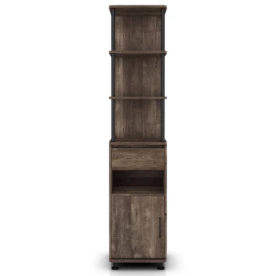 3pc Nanum Entertainment Console For TVs Up To 78" Reclaimed Oak - MiBasics 14 3pc Nanum Entertainment Console For TVs Up To 78" Reclaimed Oak - MiBasics - Image 12