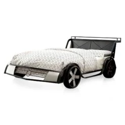 Wapiti Racer Car Youth Bed Silver/Gun Metal - MiBasics -Home Living Store GUEST 52dc7083 95ba 4bf7 9693 43ce916b01bf