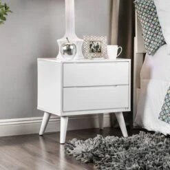 Dawna Mid-Century Modern Nightstand - Furniture Of America