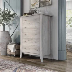 Bysoni 5 Drawer Chest Coastal - MiBasics