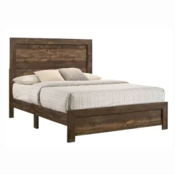 Culver Rustic Low Profile Bed Frame Walnut - MiBasics -Home Living Store GUEST 58bc5de8 f29c 41b1 8788 c2e92729bc39