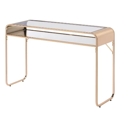 Milrix Sofa Table With Glass Top - MiBasics 5 Milrix Sofa Table With Glass Top - MiBasics - Image 3