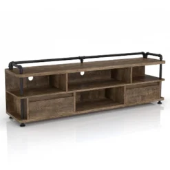 3pc Nanum Entertainment Console For TVs Up To 78" Reclaimed Oak - MiBasics 25 3pc Nanum Entertainment Console For TVs Up To 78" Reclaimed Oak - MiBasics -Home Living Store GUEST 5b7c38c9 bb95 4af1 952d 4b2849ea636c