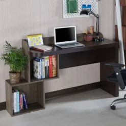 Quave Writing Desk Walnut - MiBasics