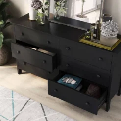 Cooyal 6 Drawer Dresser - MiBasics -Home Living Store GUEST 5f629f0b 916f 48e7 a9f2 a2a2d4b8ef0b