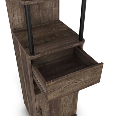 3pc Nanum Entertainment Console For TVs Up To 78" Reclaimed Oak - MiBasics 18 3pc Nanum Entertainment Console For TVs Up To 78" Reclaimed Oak - MiBasics - Image 16