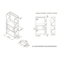 Orella Rustic Baker's Rack Reclaimed Oak - MiBasics 23 Orella Rustic Baker's Rack Reclaimed Oak - MiBasics -Home Living Store GUEST 6c2ec095 025e 4a09 9276 2119b1f02103