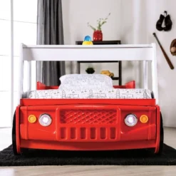 Twin Kamphora Fire Truck Engine Youth Bed - Red - MiBasics -Home Living Store GUEST 6f24c251 9a67 432d 9f28 1bd5deb0d1d7