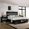 2pc Queen Whether By Bed With Nightstand Black - MiBasics -Home Living Store GUEST 76de568b 13a9 4472 ae01 f392475fa8e9