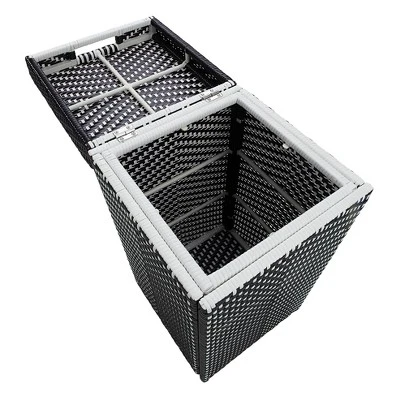 2pc Maksville Aluminum Patio Loveseat & Trash Can - MiBasics 10 2pc Maksville Aluminum Patio Loveseat & Trash Can - MiBasics - Image 8