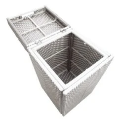 2pc Maksville Contemporary Outdoor Serving Cart & Trash Can - MiBasics -Home Living Store GUEST 787b8e1f 106c 4f20 971d f6ef639f0f56