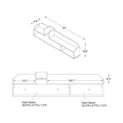 63" Quelda Wall Mounted TV Console - MiBasics 13 63" Quelda Wall Mounted TV Console - MiBasics -Home Living Store GUEST 79596334 95c6 45f6 8fda 898b83f8adcc