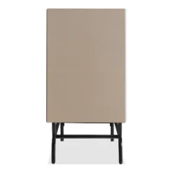 Heath 60" Modern Buffet With Wine Cabinet Taupe - MiBasics: Storage Console, 3 Drawers, 4 Fixed Shelves -Home Living Store GUEST 7adeb323 a9a7 44a0 945b 5e47e4f84650